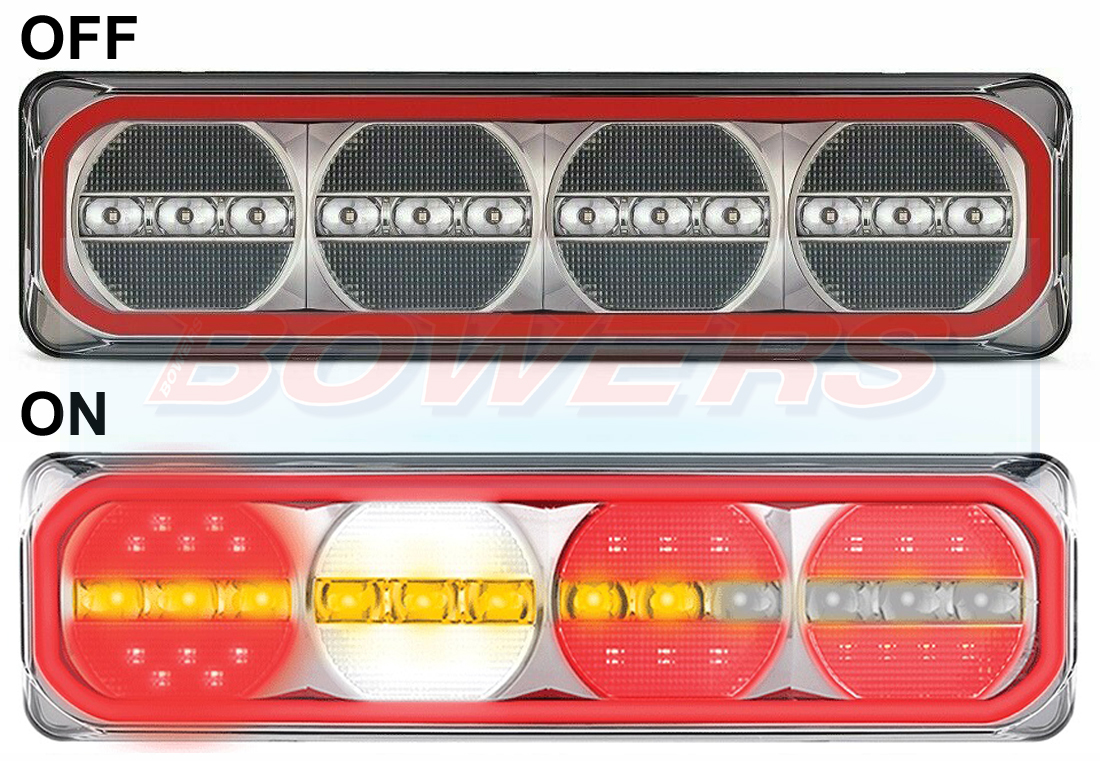 LED Autolamps 385FWARM Rear Combination Light/Lamp With Dynamic